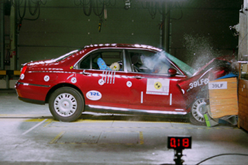 Краш тест Rover 75 (2001)